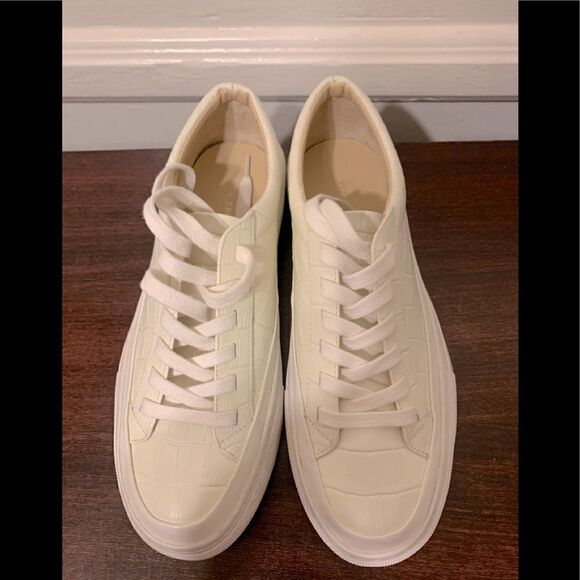💕Via spiga samarah platform leather sneaker💕 size 5 - Picture 6 of 8
